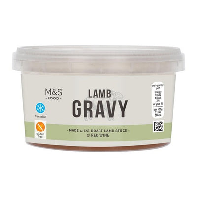 Sauce à l'agneau sans gluten au vin rouge pour agneau rôti et casseroles