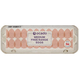 Ocado free range medium eggs, imported from the UK