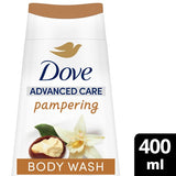 Dove Pampering Advanced Care Body Wash Shower Gel Shea Butter  Vanilla