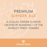 Fever-Tree refreshingly light ginger ale with natural flavourings - British product