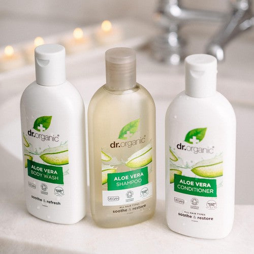 Dr Organic aloe vera shampoo - British product