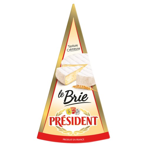 President French Brie cheese with pasteurised cow's milk, imported from the UK
