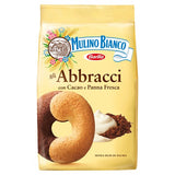 Mulino Bianco Abbracci Biscuits with Chocolate  Fresh Cream