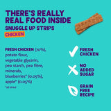 Edgard & Cooper Fresh Dog Treats Strips Adult Grain Free Chicken