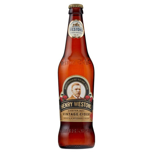 Henry Westons vintage cider bottle, UK version