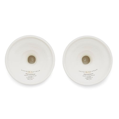 Sophie Conran white porcelain egg cups set of two (British brand)