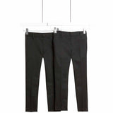 MS Boys Skinny Leg School Trousers 10-11 Years Black