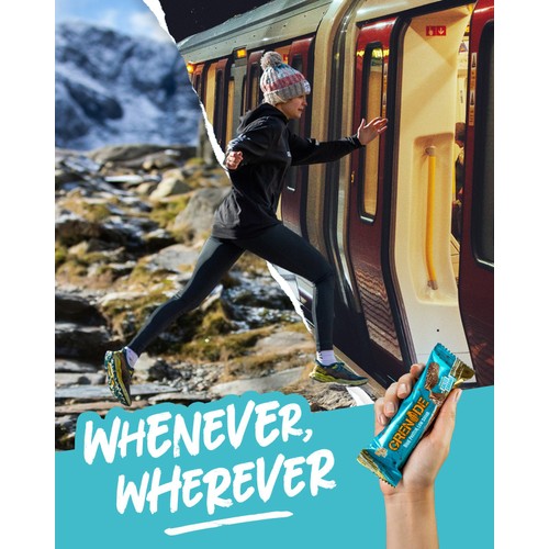Grenade chocolate chip salted caramel protein bar 60g, UK version