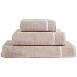 M&S X Kelly Hoppen, Baretta Stitch Towel, Bath Sheet, Taupe