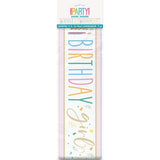 Happy Birthday Girl Foil Banner 9ft