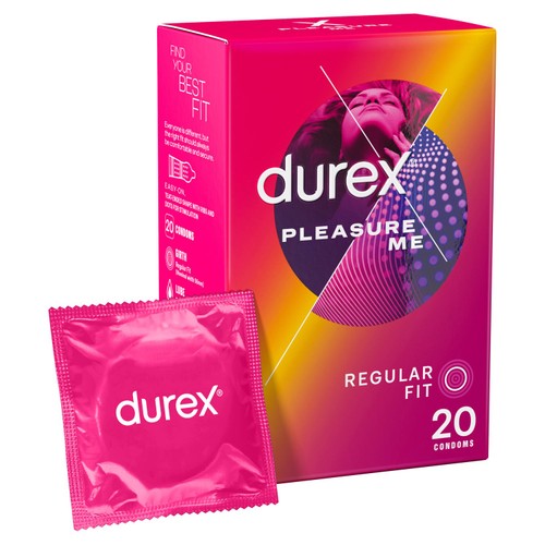 Durex ribbed and dotted condoms regular fit - British product