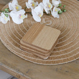 Creative Tops Oak Veneer Coasters