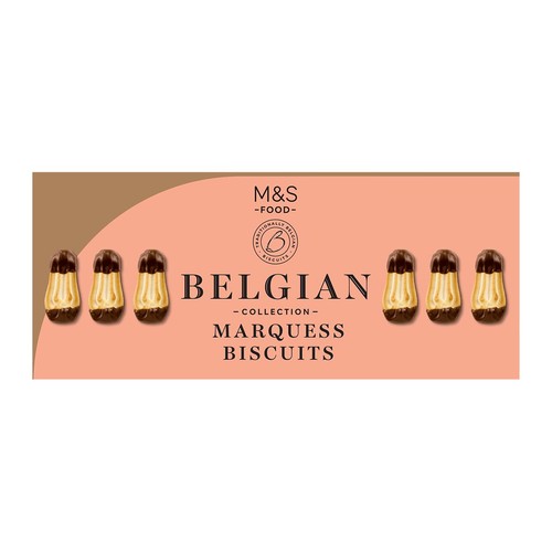 M&S Marquess biscuits dipped in Belgian dark chocolate 100g box, imported from the UK