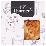 Jon Thorners Mature Somerset Cheddar  Onion Quiche Small