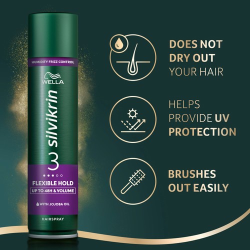 Silvikrin classic flexible hold hairspray (British brand)