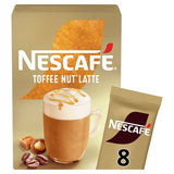 Nescafe Toffee Nut Latte Instant Coffee 8 Sachets