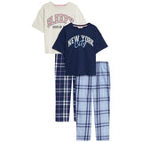 MS Sleepy Check Pyjamas 8-9 Years
