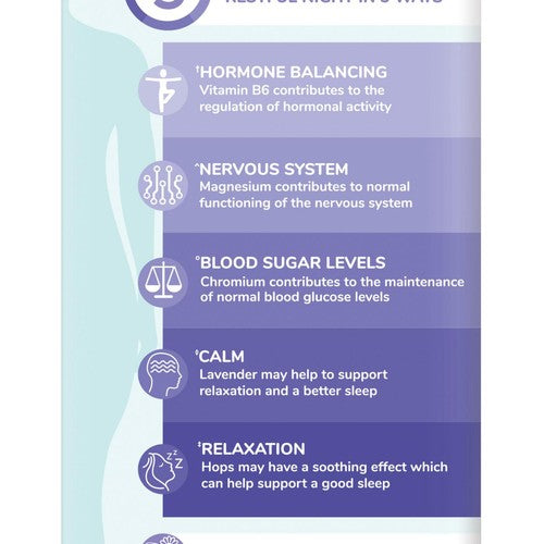Health & Her Sleep Support Multinutrient Capsules, 30-Day Supply, UK version
