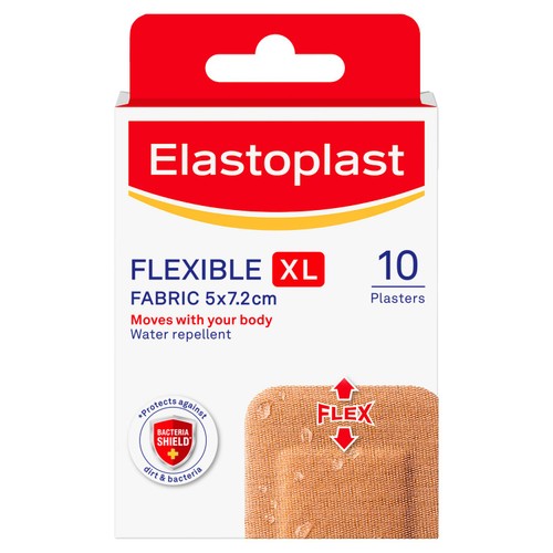 Elastoplast fabric knee and elbow plasters 5x7.2cm - British product