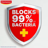 Elastoplast fabric knee and elbow plasters 5x7.2cm - British product