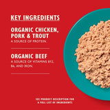 Lily's Kitchen organic chicken with fish cat food tray, UK version