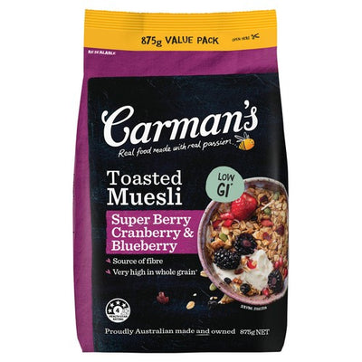 Carmans Kitchen Super Berry Muesli Bag