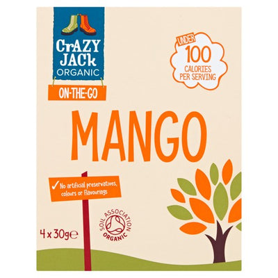 Økologisk tørket mangosnack uten tilsatt sukker