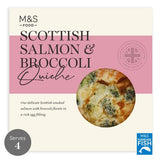 MS Scottish Salmon  Broccoli Quiche