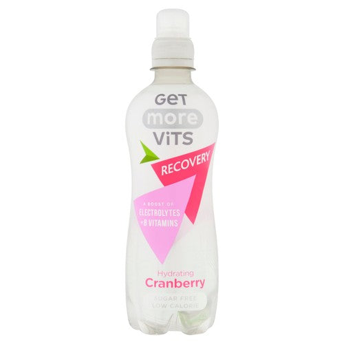 Get More Vits low calorie cranberry flavour hydration drink 500ml, UK version