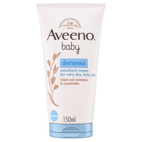 Aveeno baby emollient cream for dry itchy skin - British product