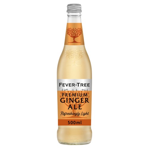 Fever-Tree refreshingly light ginger ale with natural flavourings - British product