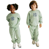 M&S Boys Cotton Rich Plain Joggers, 4-5 Years, Pale Green