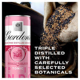 Gordon's pink gin and tonic canned cocktail 250ml, UK version