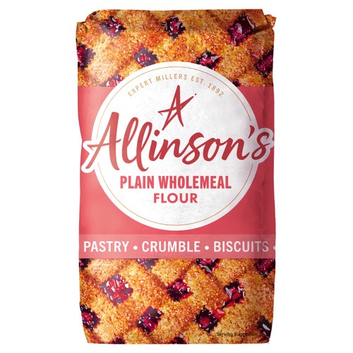 Allinson's wholemeal baking flour - British product