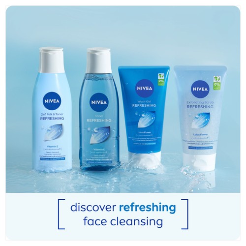 Nivea refreshing face wash gel, imported from the UK
