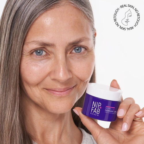 Nip & Fab retinol overnight treatment cream with 3% complex, imported from the UK