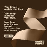 Naked Paper Unbleached Super Soft Extra Long Bamboo Toilet Paper