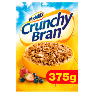 Weetabix Crunchy Bran Cereal 375g, imported from the UK