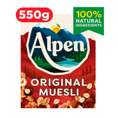 Alpen Original Muesli cereal 550g - British product