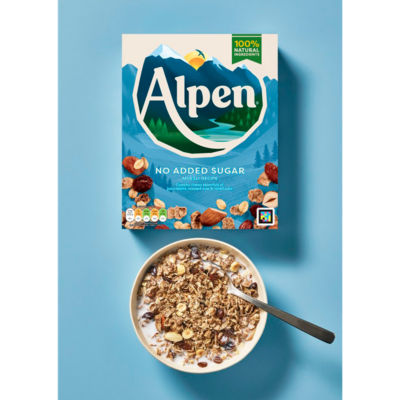 Alpen No Added Sugar Muesli 550g - British product