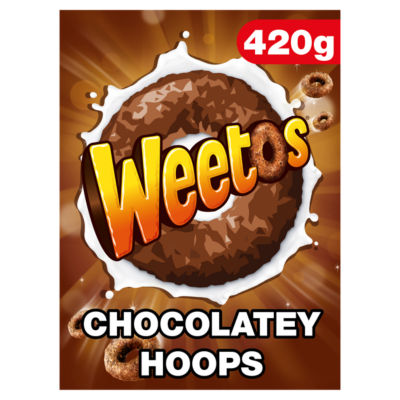 Weetos chocolate hoops cereal 420g (British brand)