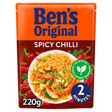 Ben's Original spicy chilli microwave rice 220g - British product