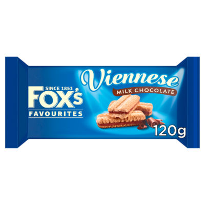 Fox's Milk Chocolate Viennese Biscuits 120g