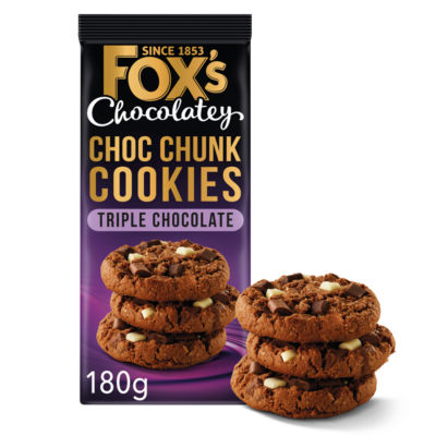 Fox's Triple Chocolate Cookies 180g - British product