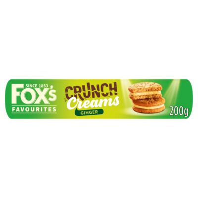 Fox's ginger cream biscuits 200g - British product