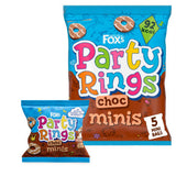 Fox's Biscuits Party Rings Minis Chocolate Biscuits 5 x 21g - British product