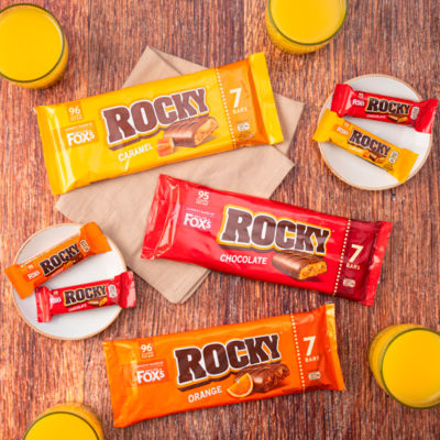 Fox's Rocky chocolate biscuit bar 7 x 19g (133g) - British product