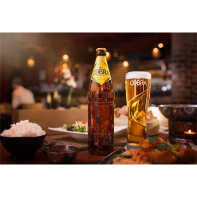 Cobra Premium World Lager Beer 620ml - British product