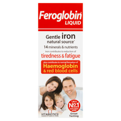 Vitabiotics Feroglobin Liquid Iron Supplement 200ml