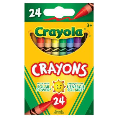 Crayola 24 crayons set - British product